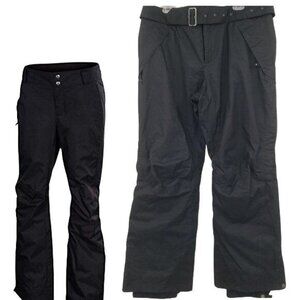 COLUMBIA Vintage Ladies Titanium Omni-Tech Black Ski Snowboard Winter Pants XL
